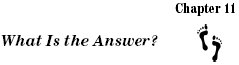 What is the answer - chapter 11 of the Human Question